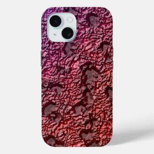 Coque Pour iPhone 15 Camo Lava Molten