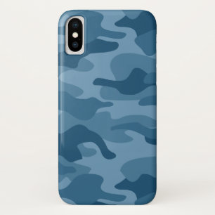 Case-Mate iPhone Case Camo Monocolore Bleu Acier