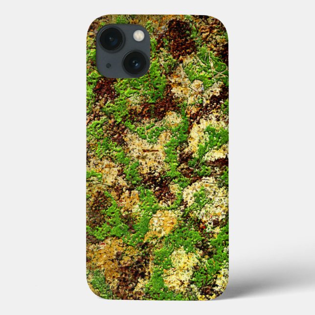 Coques Case-Mate iPhone Camo Moss rouille vieilli Grunge vieille texture (Verso)