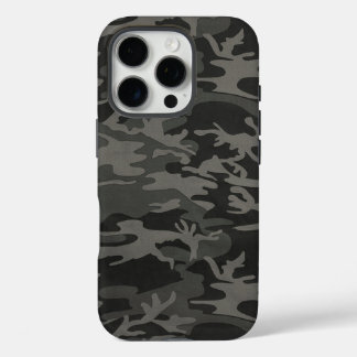 Coques iPhone 16 Pro Camo noir