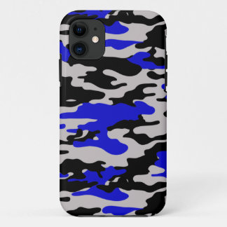 Coque Case-Mate Pour iPhone Camo noir et bleu - iPhone 5
