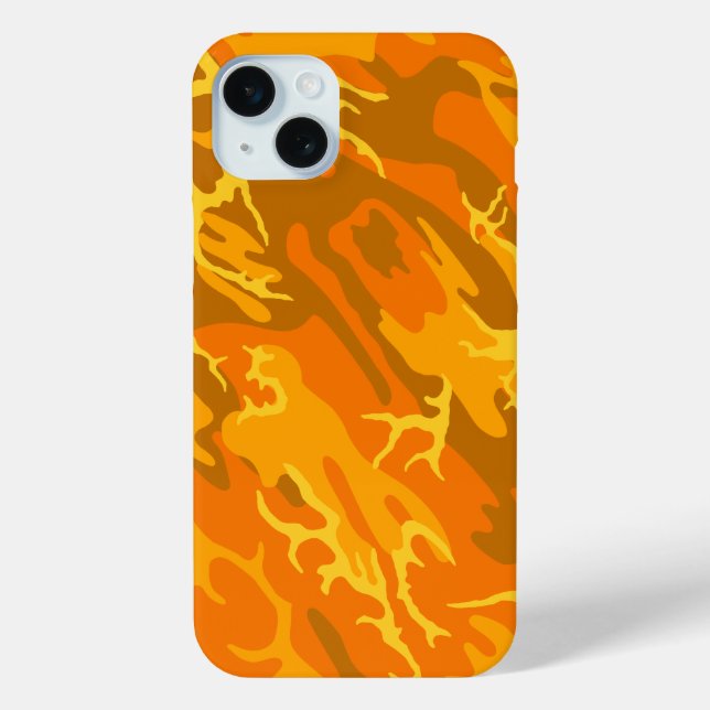 Coques Case-Mate iPhone Camo orange (Verso)