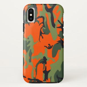 Case-Mate iPhone Case Camo orange et vert de sécurité
