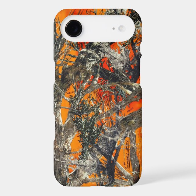 Coques Case-Mate iPhone Camo orange lourd (Verso)