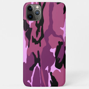 Coque iPhone 11 Pro Max Camo rose