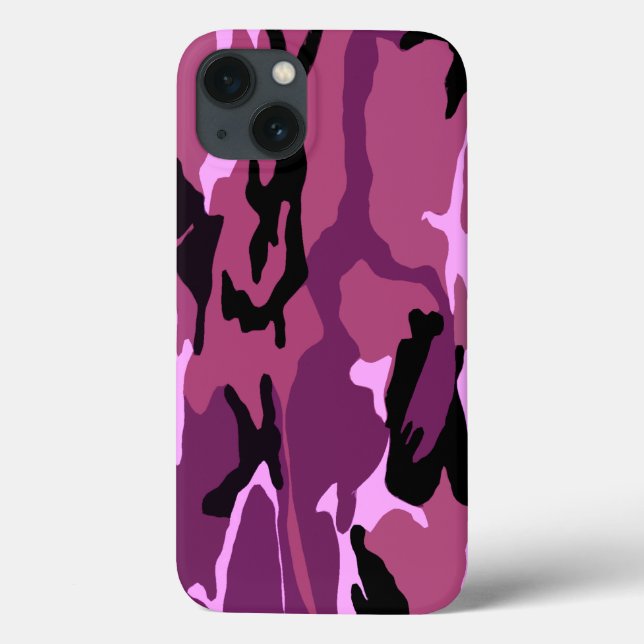 Coques Case-Mate iPhone Camo rose (Verso)
