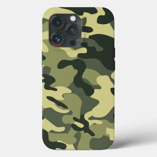 Coques Case-Mate iPhone Camo vert (Verso)