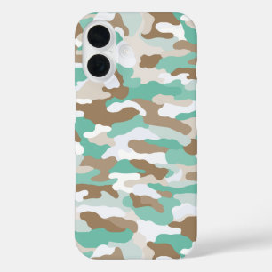 Coque Pour iPhone 16 Camouflage côtier