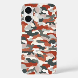 Coque Pour iPhone 16 Camouflage d'automne