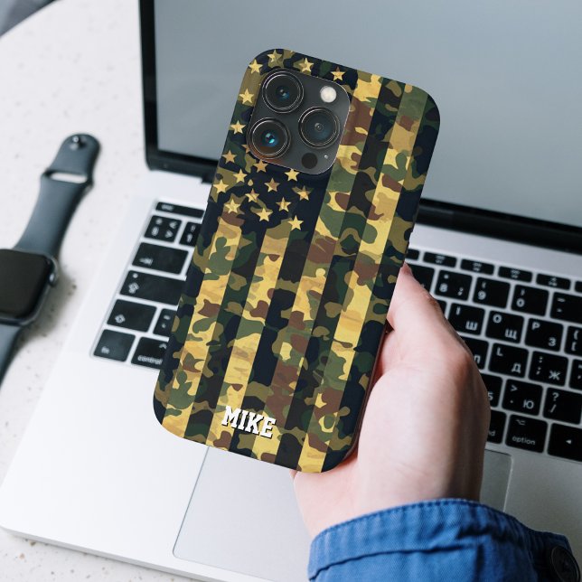 Coques Case-Mate iPhone Camouflage drapeau américain, USA, patriotique, Ve (Créateur téléchargé)