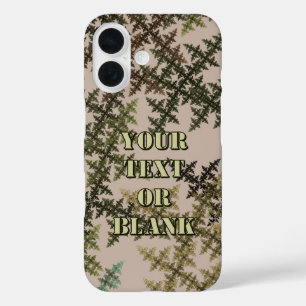 Coque Pour iPhone 16 Camouflage fractal - Été