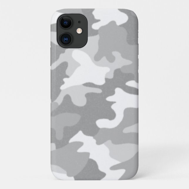Coques Case-Mate iPhone Camouflage gris clair (Dos)