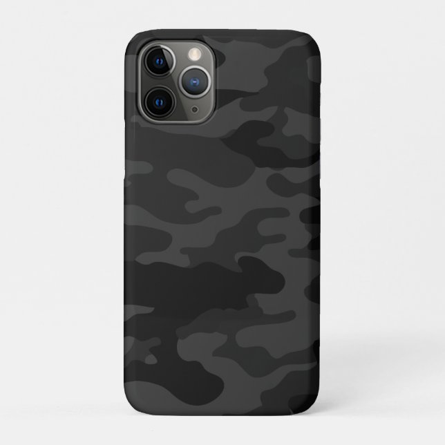 Coques Case-Mate iPhone Camouflage noir (Dos)