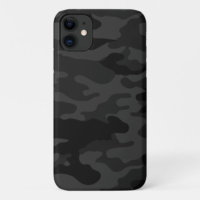 Coques Case-Mate iPhone Camouflage noir (Dos)