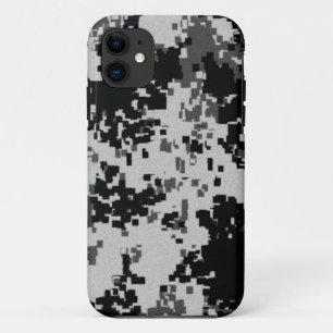 Coque Case-Mate Pour iPhone Camouflage noir et blanc de Digitals