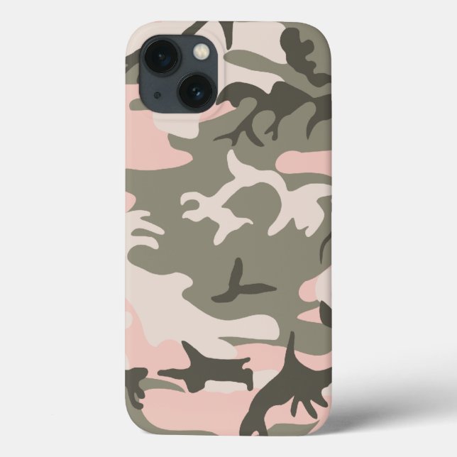 Coques Case-Mate iPhone Camouflage rose (Verso)
