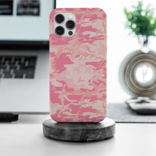 Coque iPhone 15 Pro Max Camouflage rose, Armée