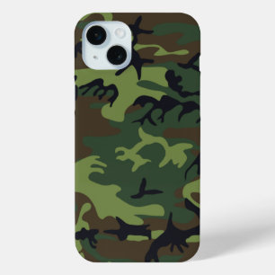 Coque iPhone 15 Mini Camouflage vert militaire