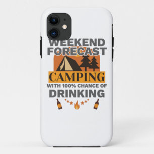 Case-Mate iPhone Case Camping Venin Weekend Camping 100% Chance of Drink