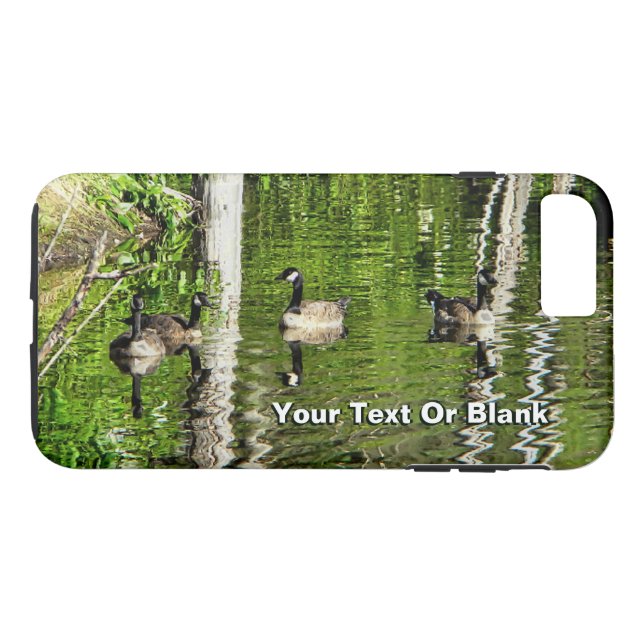 Coques Case-Mate iPhone (Canada) Oie verte (Dos (Horizontal))