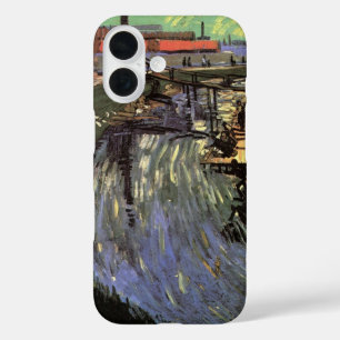Coque Pour iPhone 16 Canal avec des femmes lavant par Vincent van Gogh