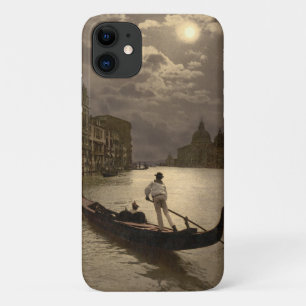 Coque Case-Mate Pour iPhone Canal grand par le clair de lune II, Venise,