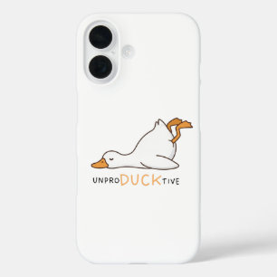 Coque Pour iPhone 16 Canard de dessin animé mignon dormant drôle non pr