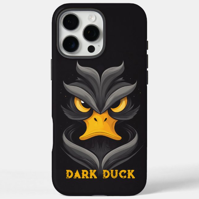 Coques Case-Mate iPhone Canard noir en colère (Verso)