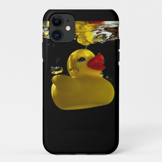 Coques Case-Mate iPhone Canard sur le noir (Dos)