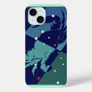 Coque Pour iPhone 15 Cancer Constellation de crabe Astrologie zodiaque