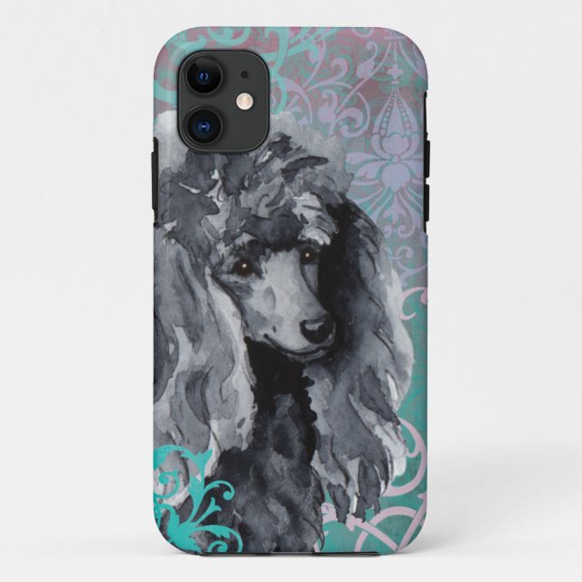 Coques Case-Mate iPhone Caniche miniature élégant (Dos)