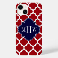 Canneberge Blanc Marocain #5 Bleu Nuit Monogramme