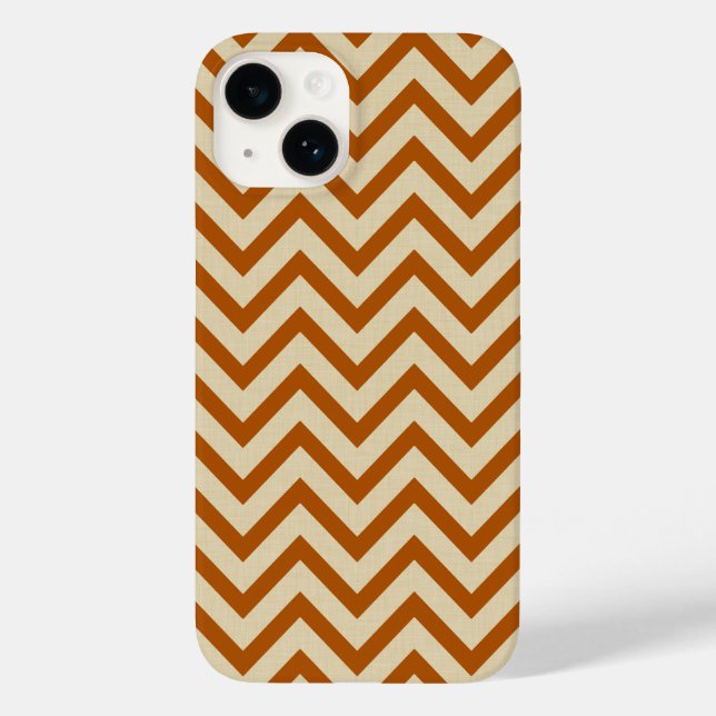 Coques Case-Mate iPhone Cannelle épice Moods Chevrons (Verso)