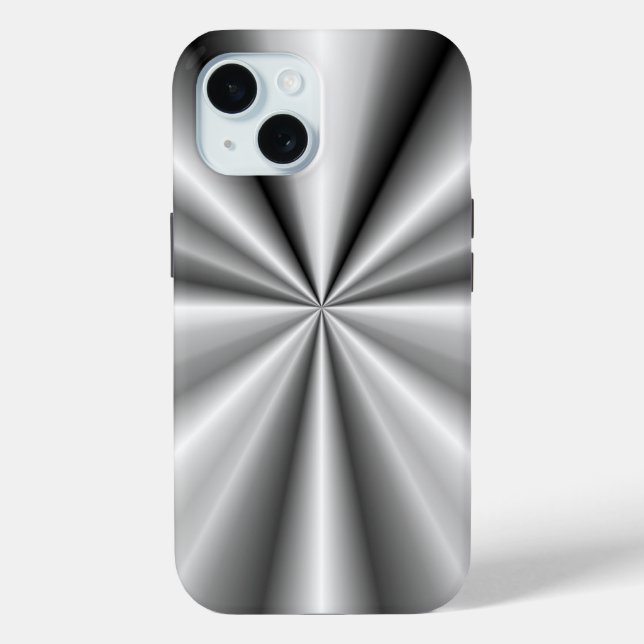 Coques Case-Mate iPhone Canot et rouleau - Métal brossé (Verso)