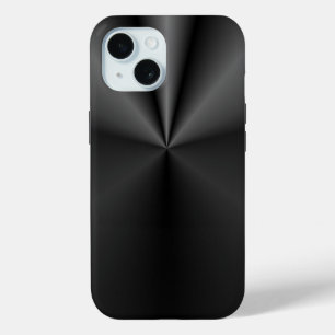 Coque Pour iPhone 15 Canot et rouleau : Métal brossé