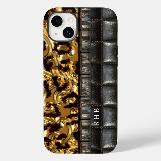 Coques Case-Mate iPhone Capetown Joli animal Monogramme XIII (Verso)