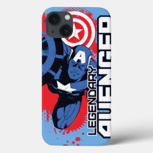iPhone 13 Case Capitaine America Avenger légendaire