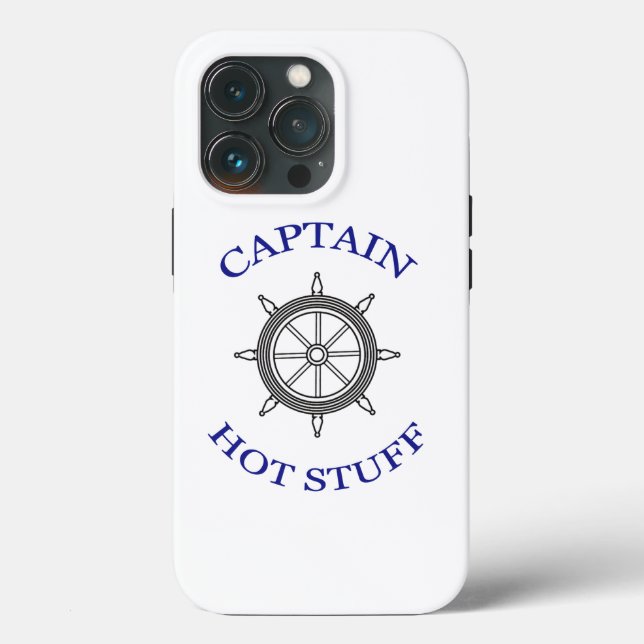 Coques Case-Mate iPhone "Capitaine Hot Stuff" (Verso)