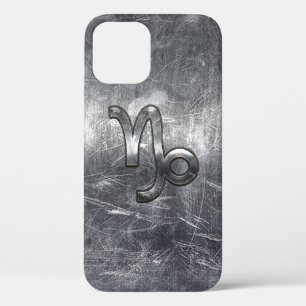 Coque iPhone 12 Capricorn Zodiac Se connecter grunge style désespé