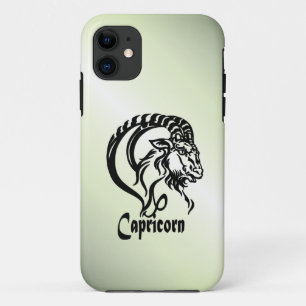 Case-Mate iPhone Case Capricorne la Chèvre de Mer Zodiaque Vert