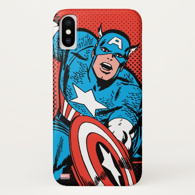 Coques Case-Mate iPhone Captain America Shield (Dos)