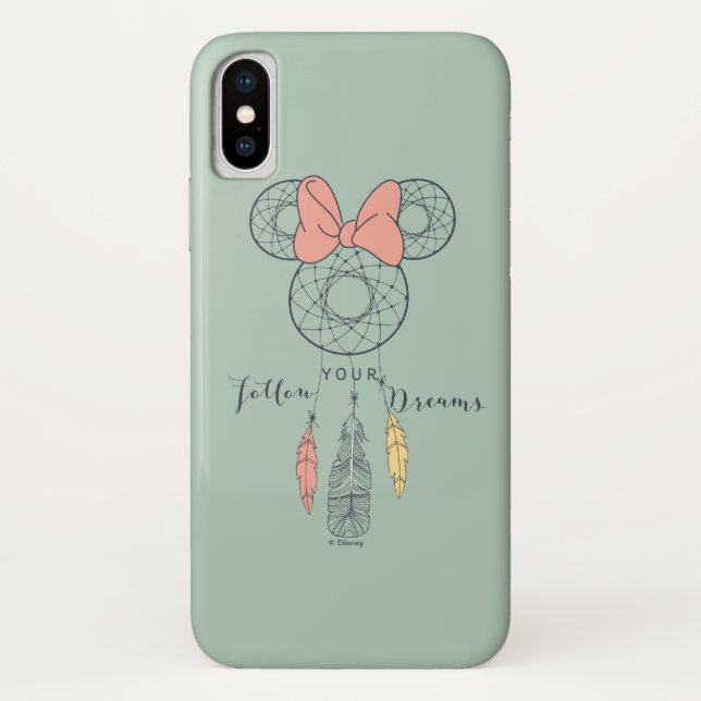 Coques Case-Mate iPhone Capteur de rêve Minnie Mouse | Suivez vos rêves (Dos)