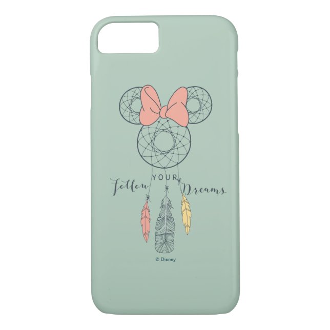 Coques Case-Mate iPhone Capteur de rêve Minnie Mouse | Suivez vos rêves (Dos)