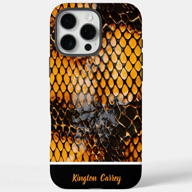 Coques Case-Mate iPhone Captivant les motifs de serpent dans la nature (Verso)