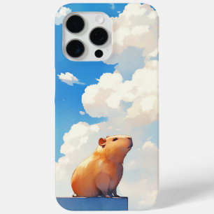 Coque iPhone 15 Pro Max Capybara Attentionné
