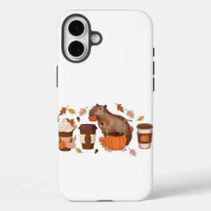 Coques iPhone 16 Plus Capybara Automne