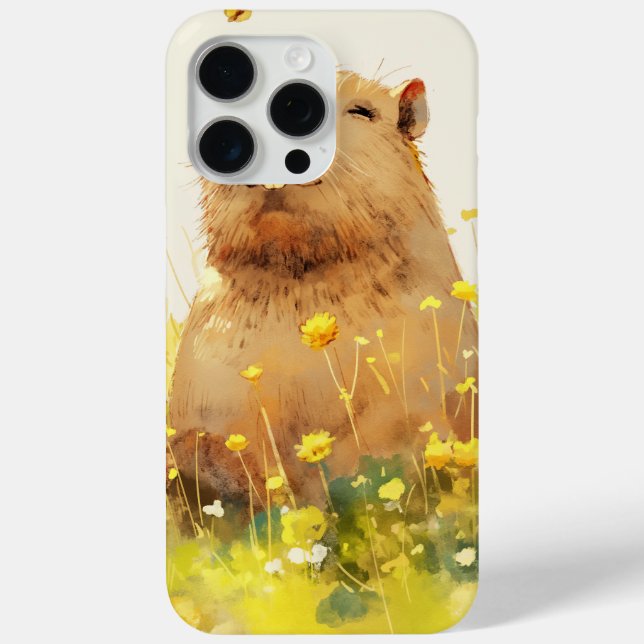Coques Case-Mate iPhone Capybara Goofy Smile (Verso)