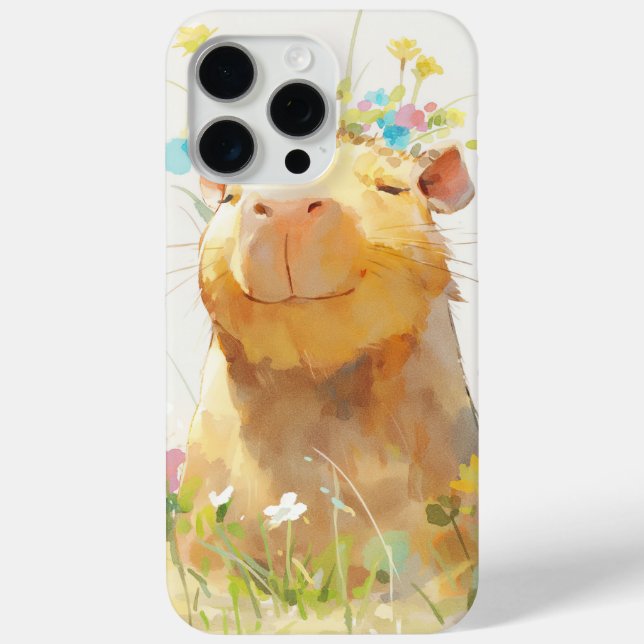 Coques Case-Mate iPhone Capybara Zen Moment (Verso)