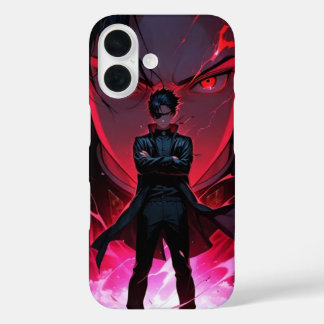 Coque Pour iPhone 16 Caractère d'Anime en costume