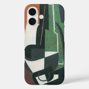Coques iPhone 16 Carafe à vin bouteille par Juan Gris, cubisme vint